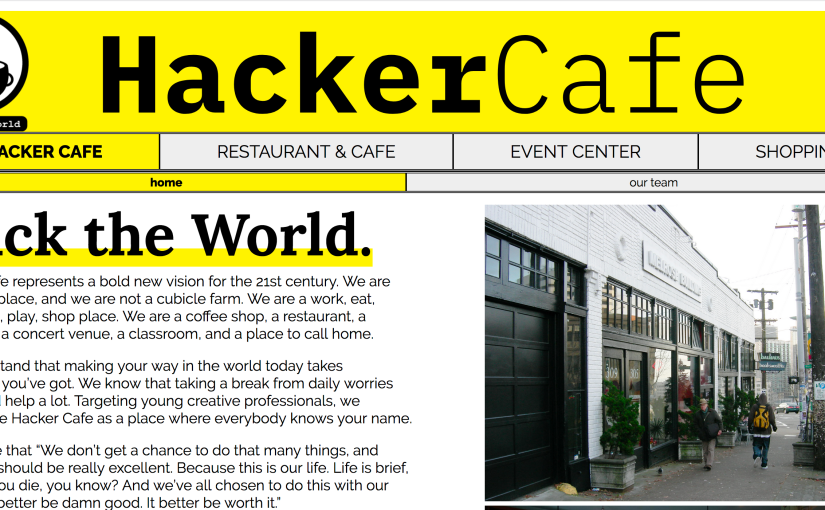 Debriefing the “Hacker Cafe”
